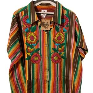 Ivy Jane XL button down stripe top